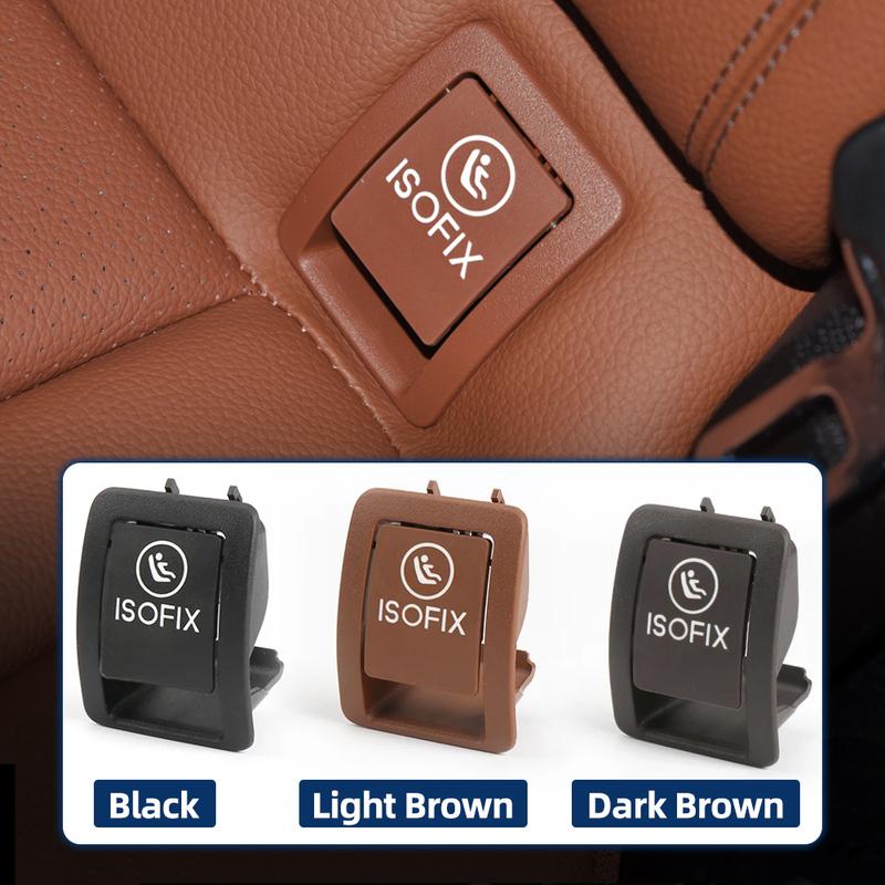 For Mercedes Benz GLC Class 2015-2021 W253 Car ISOFIX Switch Trim Cover Auto Rear Child Safe Seat Bench Switch Cover