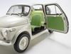 Kyosho Original Scale Fiat Nuova 500 with Accessories Finished Product KS08966WA 1/18 (Ivory)