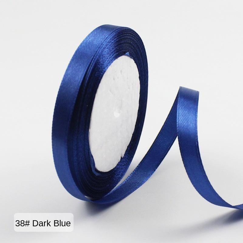 

25 ярдів/рол (22 метри) Атласні стрічки для весілля, дня народження, упаковка подарунків, Різдвяний фестиваль Хеллоуїн. Стрічка для ремесел своїми руками 6mm