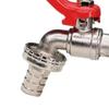 Water Nozzle Zinc Alloy Outlet Water Tap Fauset Rustproof High Pressure for Garden Belt Nozzle
