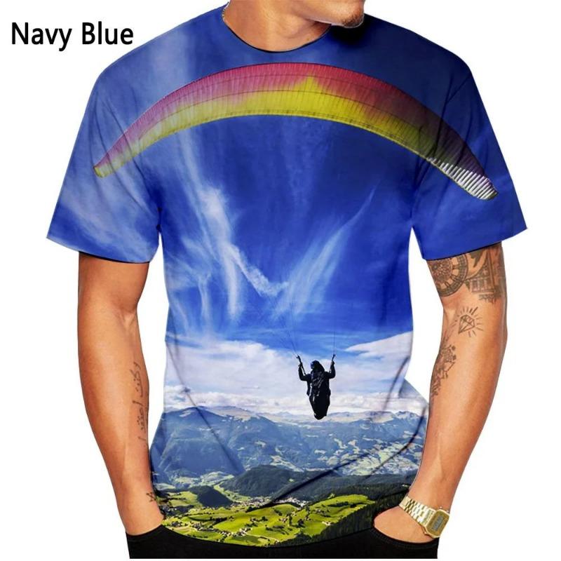 Cool Rabbit Bear Pattern T Shirt For Men Fun Monkey Cat 3D Printed Short Sleeve Tops Summer Casual Round Neck Loose Tee Shirts