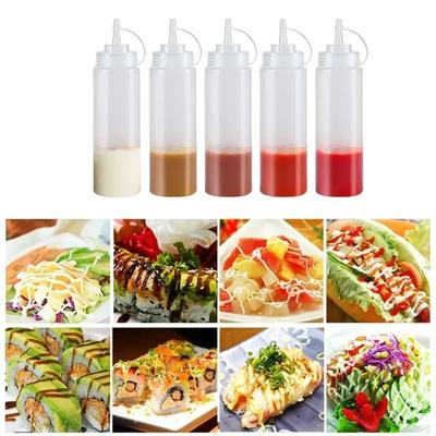 Frasco Squeeze para Molho Frascos de Condimento Dispensador Squeeze Ketchup Molhos BBQ Azeite Dispensador Suprimentos para Cozinha Doméstica