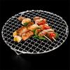 Edelstahl Grillnetz rund rechteckig mit Füßen Haushalt Kochen Tee um den Herd Backen Grill abtropfen Öl abtropfgestell