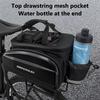 Bike Rack Bag with Reflector & Shoulder Strap Saddle Seat Bag Carrier Bicycle Rear Seat Pouch for Commuter Travel Outdoor