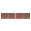 VidaXL Fence Panel Set Garden Barrier Fence Wall Balcony Edging Patio Terrace Backyard 3070453