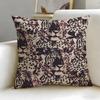 Pattern Theme Tropical Tiger Pattern Cushion Cover Soft  EasyWash Pillow Case  Versatile for Couch Bed Travel and Office