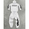 Men's Casual Pullover, Spring and Autumn Long Sleeved Sportswear Set, Casual Classic Cool Street Style, Suitable for Outdoor Wear
