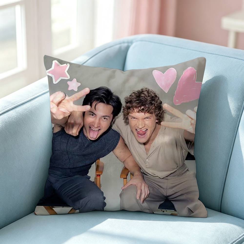 Heated Rivalry Shane Hollander IIlya Rozanovs Square DoubleSided printed Pillow Case Bedroom Bedside Pillow Sofa Cushion Cover