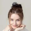 Black Hair Scrunchie With Pearl