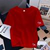 Women's Round Neck Short Sleeve Cute Horse Printed Loose Fit Korean Casual T Shirt Basic Cotton Top 2026 New Spring Daily Ins Style Layering Blouse