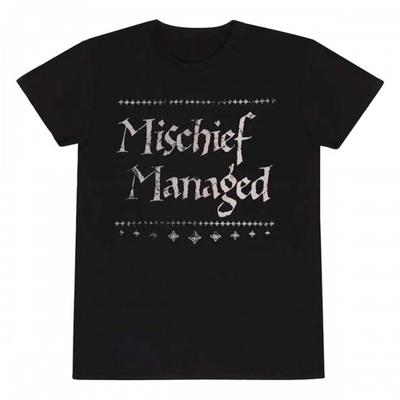 HARRY POTTER Unisex Adult Mischief Managed T-Shirt