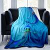 1pc, Underwater Adventure: Mermaid Friends Home Decor Blanket Perfect for Couch, Bed, Travel, Camping, Car