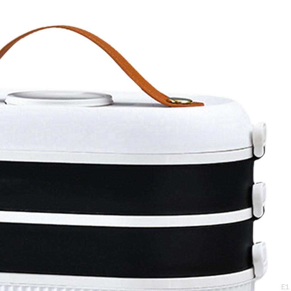 Compact First Aid Storage Box Organizer with Rotating Handle