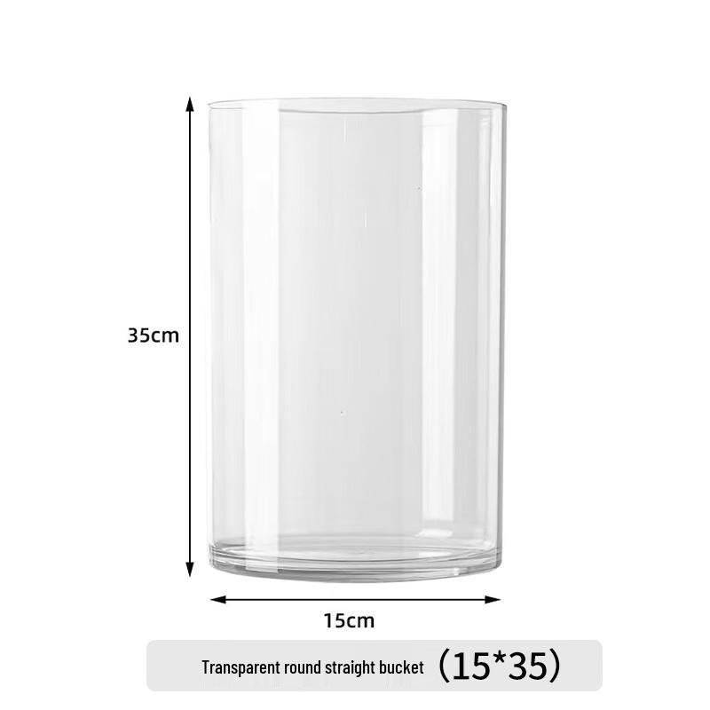 

Cylindrical Acrylic Flower Vase