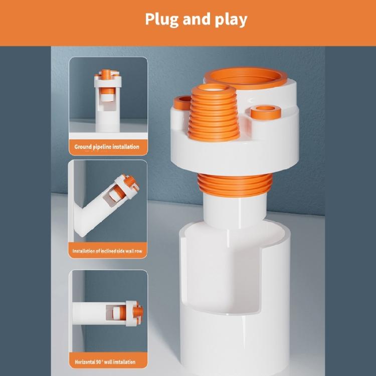 Kitchen Pipe Drainpipe Connector Washing Machine Floor Drain Pipe Tees Sink Elbow Pipe Connector Bathroom Accessories