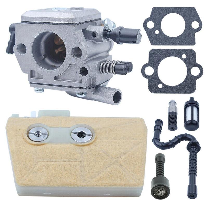 Carburetor Kit For Stihl 038 Magnum MS380 MS381 Chaaw With Air Filter Fuel Line Rebuild Set Carburador Parts