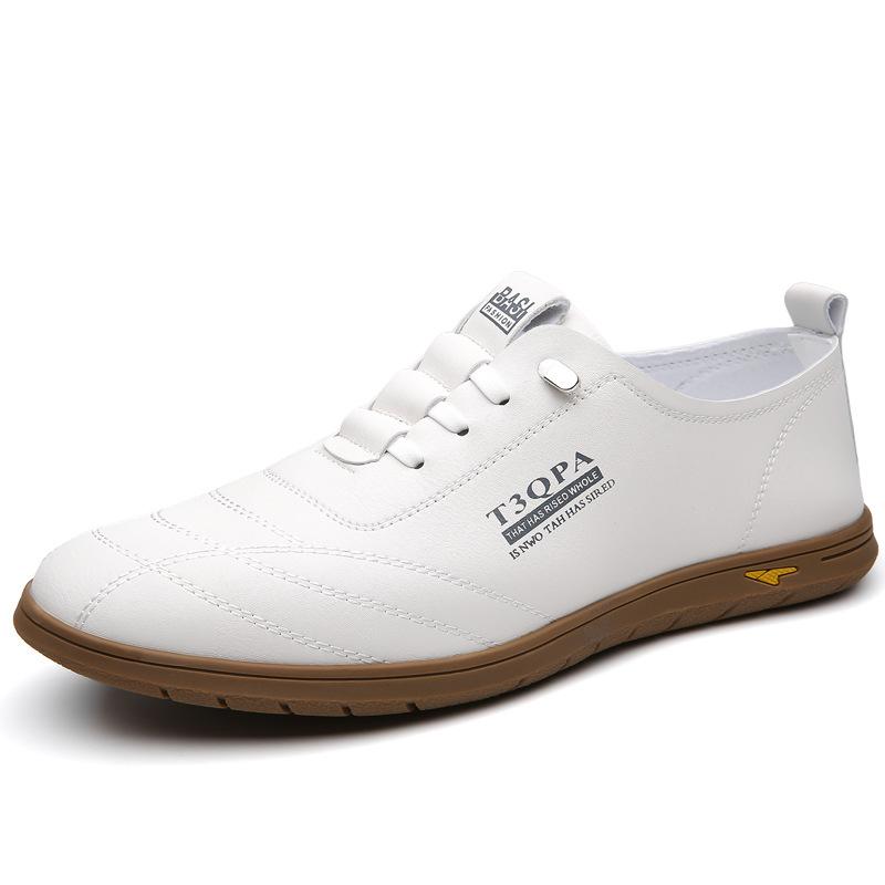 

Men s shoes 2025 summer foot cover lazy little white shoes soft sole one pedal casual leather shoes men s tide 2025 38 белый