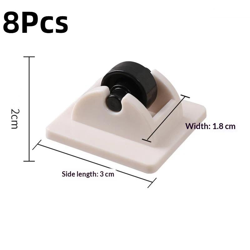 8Pcs Self-Adhesive Casters Plastic Furniture And Storage Box Wheels For Easy Mobility Multi-Functional Caster Wheels