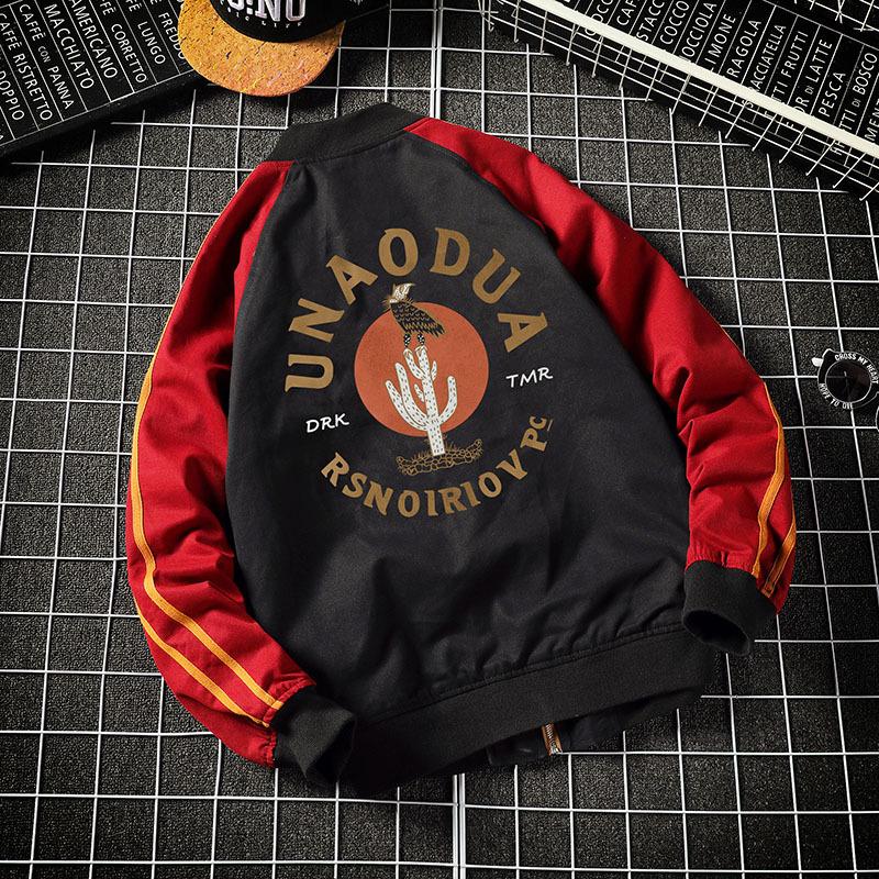 

Men s Jacket New Korean Style Trendy Spring Autumn Casual Baseball Jacket Trendy Brand Workwear Men s Jacket 3XL чёрный
