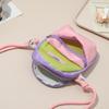 Trendy Dopamine Mini Backpack: Color Block Crossbody Bag for Women, Japanese & Korean Style