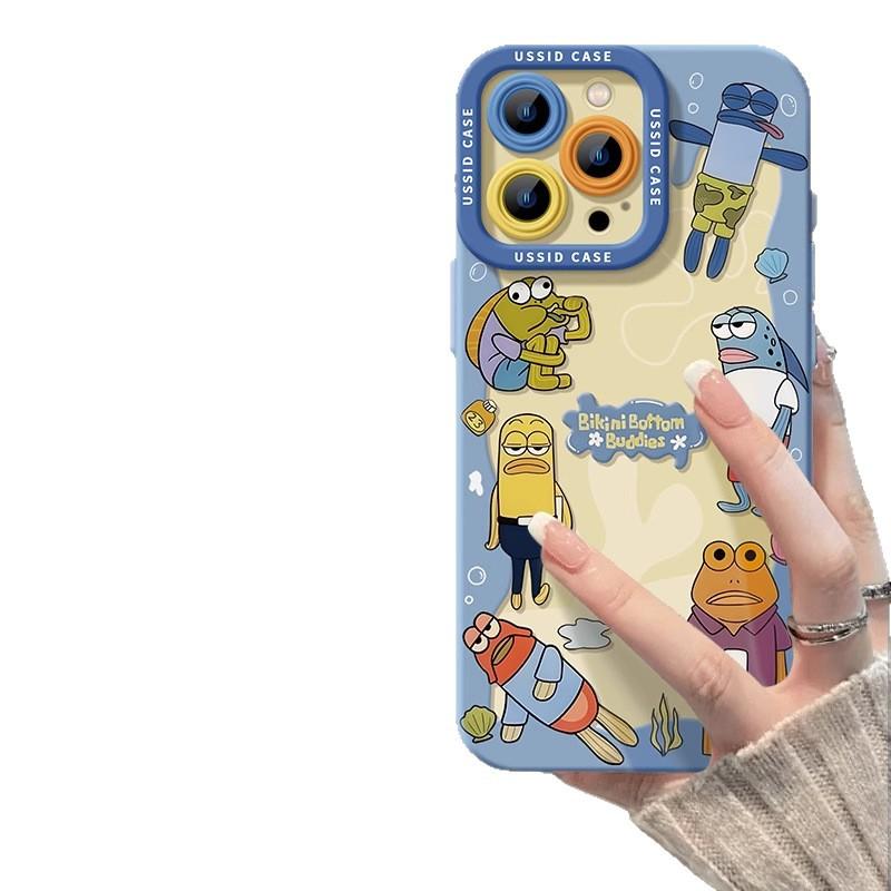 Beechburg Apple Phone Case 17 Pro New iPhone 15 Max Silicone Air with 14 Stand 16 Cartoon Cover