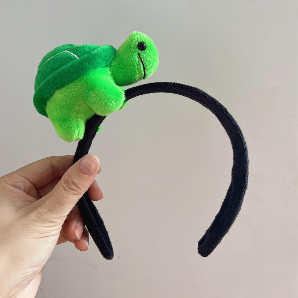 Funny Cute Cartoon Turtle Headband Hair Accessories Creativity Animal Turtle Headband Novelty Face Wash Headband Gift Giving