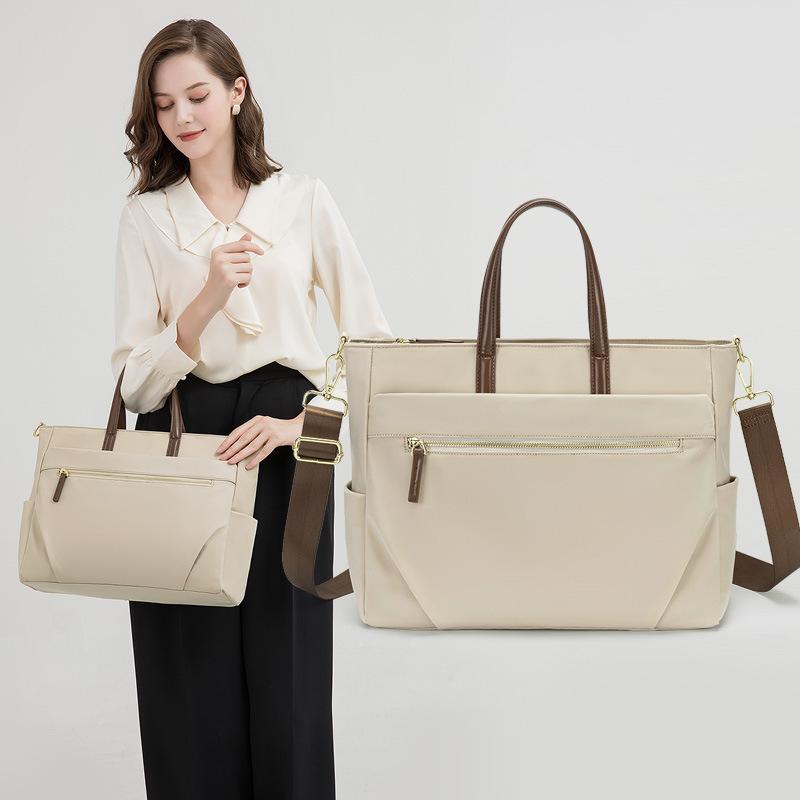 New Stylish Nylon Laptop Bag Large Capacity Commuter Portable Student Class Bag