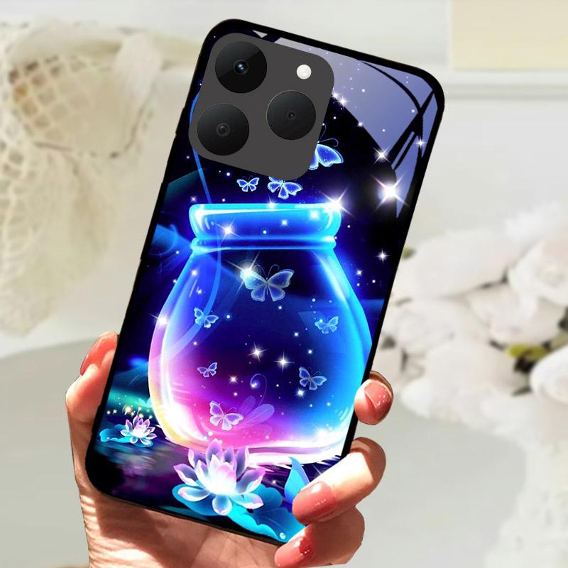 For Realme 15T 5G Phone Cases Back Cover Fundas Tempered Glass Shockproof Case For Realme15T RMX5111 Shell Coque Capa Bumper