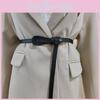 Retro Leather Belt With Tie Closure For Casual And Formal Outfits