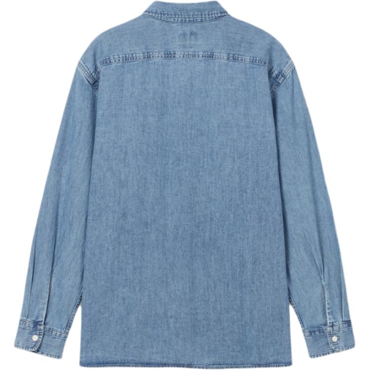 Levis Comfortable Versatile Vintage Casual Denim Long Sleeve Shirt Men Shirts 19587-0348