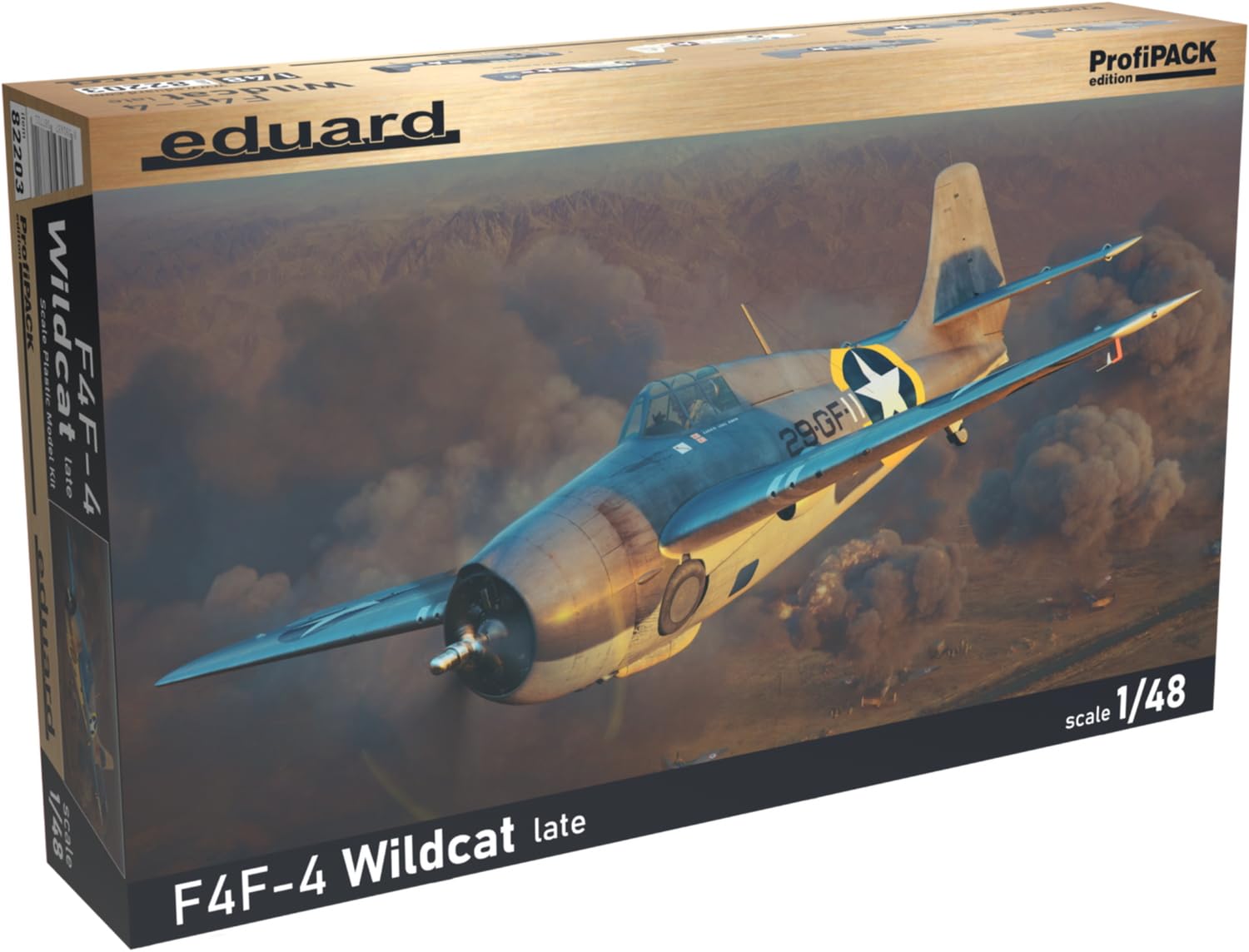 

Eduard 1/48 Profipack American F4F-4 Late Model Plastic Model Kit EDU82203