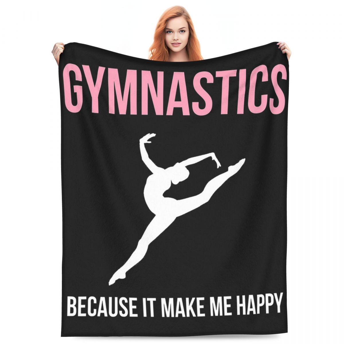 Pandara Jewelry Unisex Super Soft Gymnastics Enthusiast Blankets Fleece Sofa Throw Blanket Throw Blankets For Bedding Outdoor Throws Bedspread Quilt