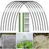Greenhouse Hoops Set Gardening Folding Fiber Rod Set Arch Shed Bracket Garden Greenhouse Seedling Plant Hoop Grow Tunnel Support