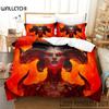 3D-trykk Diablo IV Spill Sengetøy Sett Dynetrekk Sengesett Dynetrekk Putetrekk Dyne King Queen Size Gutter Voksen Sengetøy