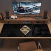 Borussia Großes Mauspad Große Gaming-Tischunterlage Rutschfest Laptop Tablet Großes Mauspad XXL Matte Mini-PC Spielmatte Mit Verriegeltem Rand