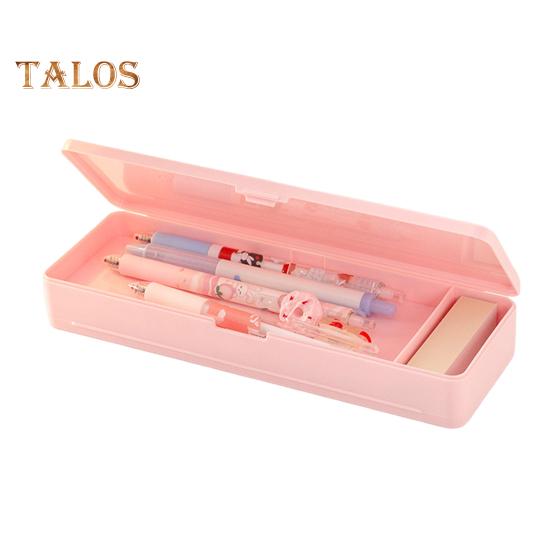 Double-sided Stationery Box Large Capacity Heavy Duty Plastic Multifunction Boys Girls Students Pencil Pen Storage Organizer Case School