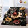 1PC Floral Animal Heart Blanket Soft Comfortable All Seasons Perfect Sofa Office Travel Home Gift Idea