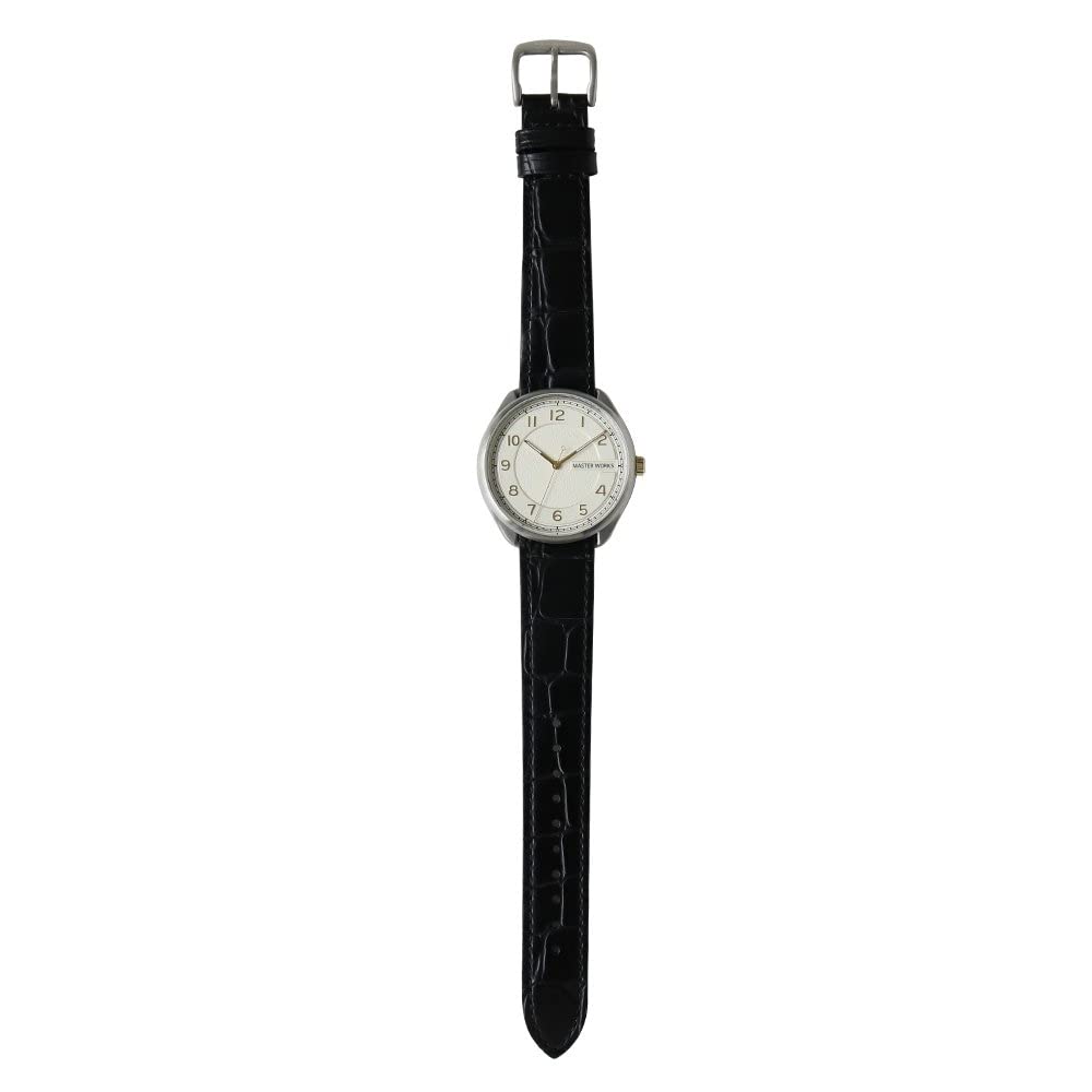 [MASTER WORKS] Masterworks Quattro 003 MW06SI1-GCBKG81 Watch Men's Made in Japan Quartz 39mm Leather Strap Men's Watch