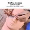 Practice Mannequin Makeup Practice Head Upgraded Design Eye Lash Model Head  Salon Training Use