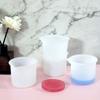 5PCS Translucent Epoxy Resin DIY Cups Mix Cup Graduated Cup Silicone Measuring Cup  Casting Resin