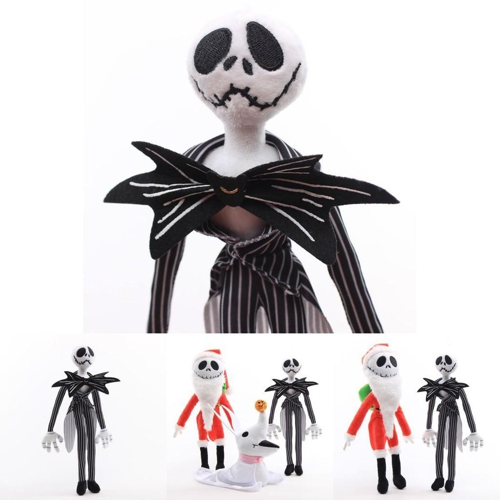 Collectible Nightmare Before Christmas Santa Jack And Zero Plush Toys For Kids