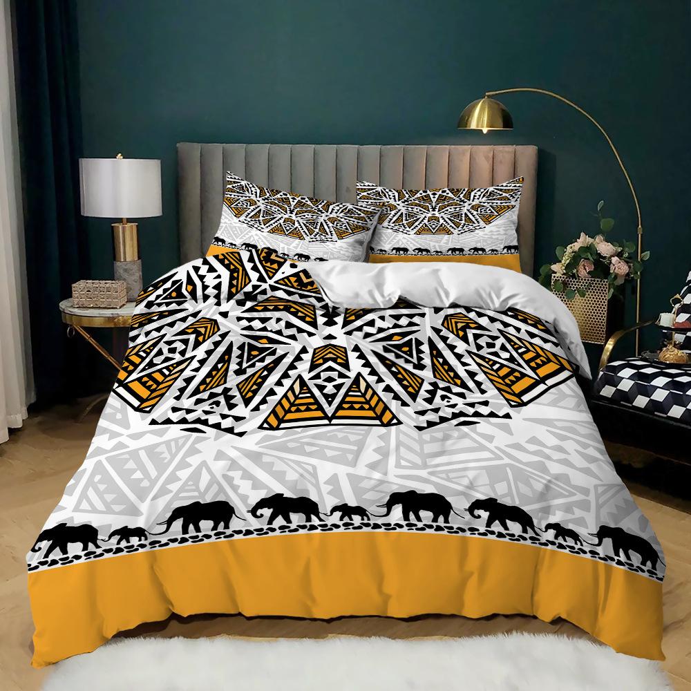 Comforter Small Fresh Microfiber Fresh Garden Style Colorful Flowers Bedding Set For Kids Girl Women Twin Double King Size