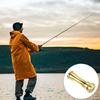 PATIKIL Reel Handle Knob Fishing Reel Power Handle for Reel Light Gold Replacement, Metal, Knob, S/D Accessories,
