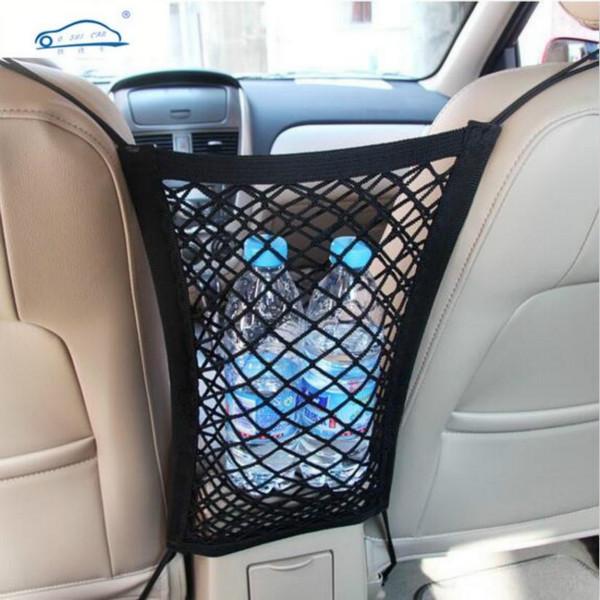 Car Mesh Pockets Inter-seat Storage Elastic Mesh Pockets Car Storage Mesh Bags Seat Storage Bags Car Interior Products