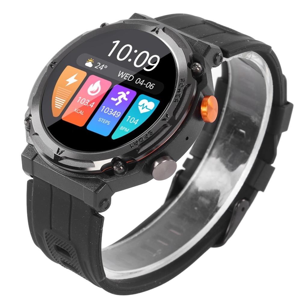 Children Intelligent Watch Outdoor Dust Water Temperature Resistant Watch AI Call Sport Watch Black