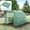 Greenhouse Film, 3 x 2 x 2 m, Waterproof Garden Film with UV Protection, Plastic Film without Frame, Cover Tarp, Green