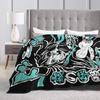 Muichiro Tokito Blanket Flannel Funny Breathable Throw Blanket for Chair Covering Sofa  Winter,