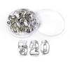 ShengHai Number Cutter Set of 9, Stainless Steel Cookie Cutter for Character Bento, Baking, and Cookie Cutter Making