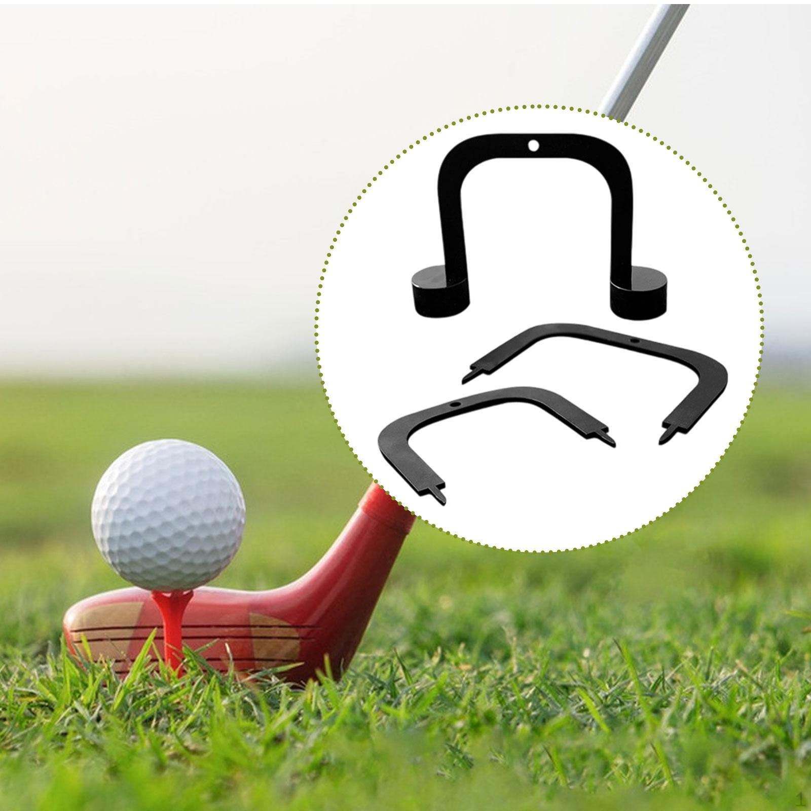 

3x Golf Putting Gates Putter Goal for Alignment and Control Metal Training Aid Putt