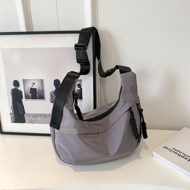 Nylon Zipper Ladies Crossbody Bags Casual Versatile Youth Trend Shoulder Bags